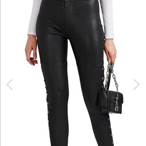 IRO Leather Pants, Sabrina, NWT, Italian FR36/US 4